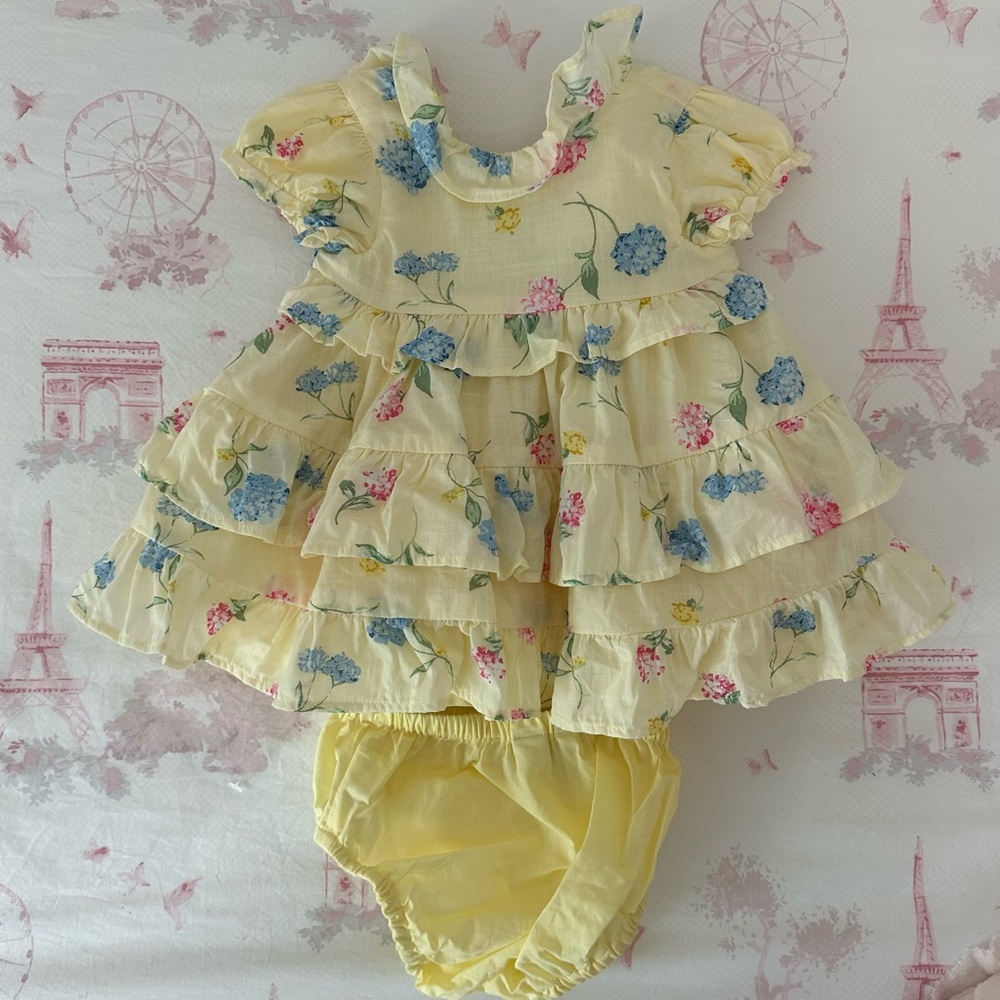 Janie & Jack dress with matching bloomers